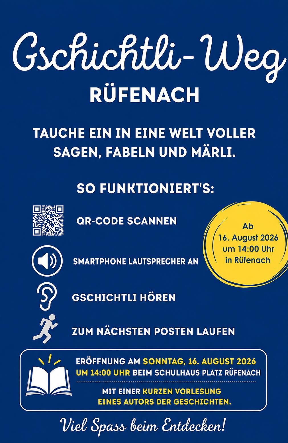 Eröffnung Gschichtliweg Rüfenach